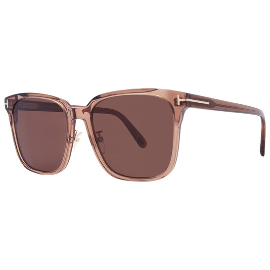 Tom Ford Brown Square Men's Sunglasses FT0891-K 45E 59
