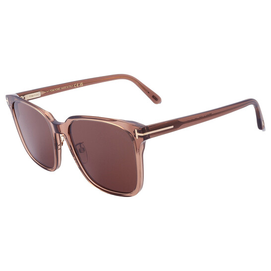 ⭐︎かるがも さま専用です⭐︎TOM FORD sunglasses ブラウン Tom Ford Brown Square Men's Sunglasses FT0891-K 45E 59
