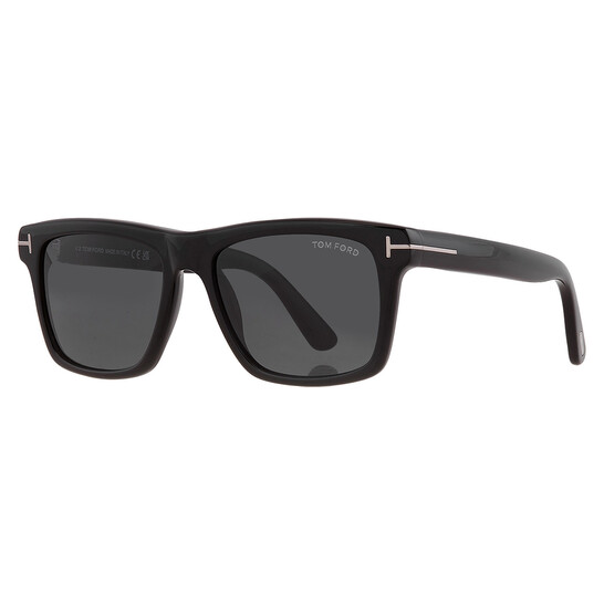 Tom Ford Buckley Smoke Square Men's Sunglasses FT0906-N 01A 56