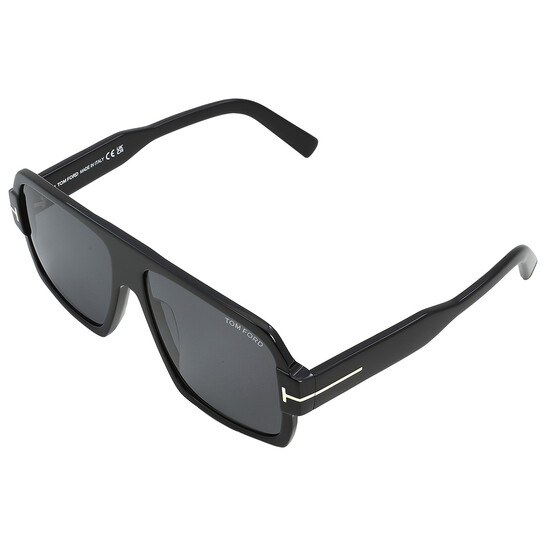 Tom Ford Camden Smoke Navigator Men's Sunglasses FT0933 01A 58