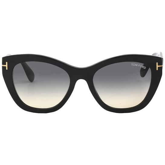 Tom Ford Cara Smoke Gradient Cat Eye Ladies Sunglasses  display picture 2