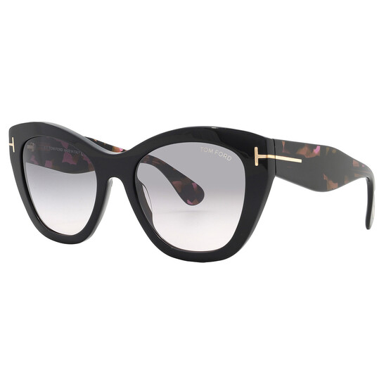 Tom Ford Cara Smoke Gradient Cat Eye Ladies Sunglasses  display picture 2