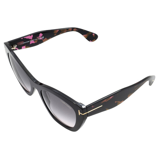 Tom Ford Cara Smoke Gradient Cat Eye Ladies Sunglasses  display picture 2