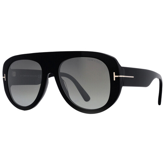 Tom Ford Cecil Brown Mirror Pilot Unisex Sunglasses FT1078 01G 55