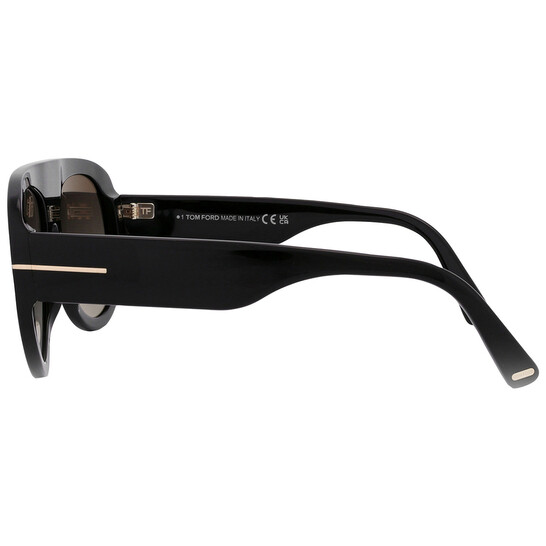 Tom Ford Cecil Brown Mirror Pilot Unisex Sunglasses FT1078 01G 55