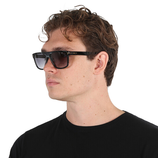 Tom Ford Cecilio Smoke Gradient Browline Men's Sunglasses FT0628