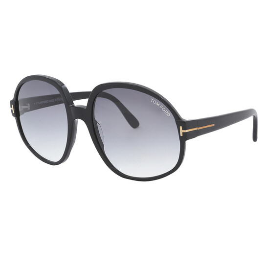 正規品　TOM FORD Sunglasses Tom Ford FT0711-N XXL (53 - 20) with Grey lenses and Black