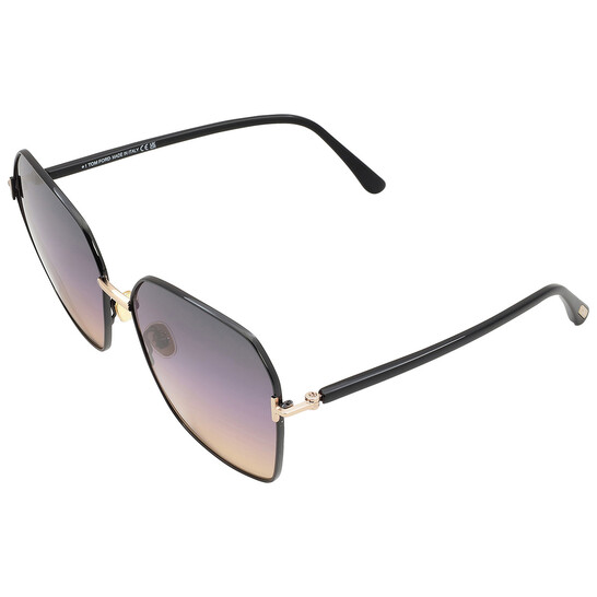 Tom Ford Claudia-02 Smoke Gradient to Lilac Butterfly Ladies