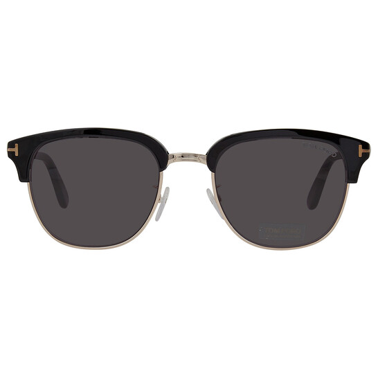 Tom Ford Clubmaster Smoke Square Ladies Sunglasses TF805-K  display picture 2