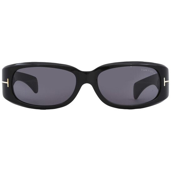 Tom Ford Corey Smoke Rectangular Unisex Sunglasses FT1064
