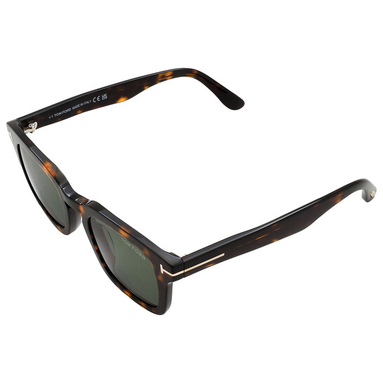 Tom Ford Dax Green Square Men's Sunglasses FT0751 52N 48