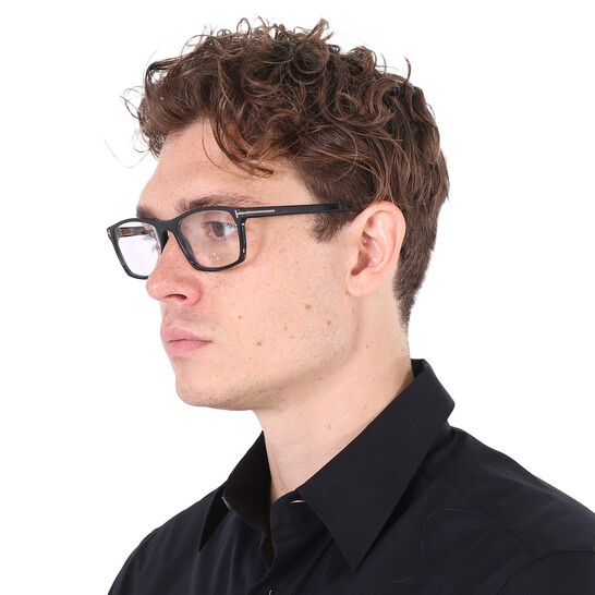 Tom Ford Demo Rectangular Men's Eyeglasses FT5295 002 56