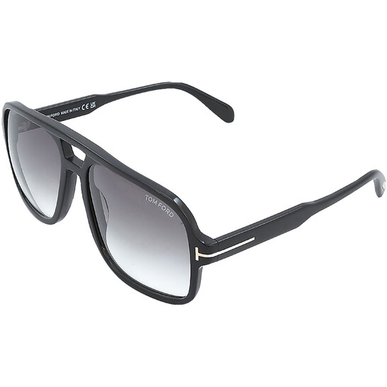 Tom Ford Falconer Smoke Gradient Navigator Men's Sunglasses