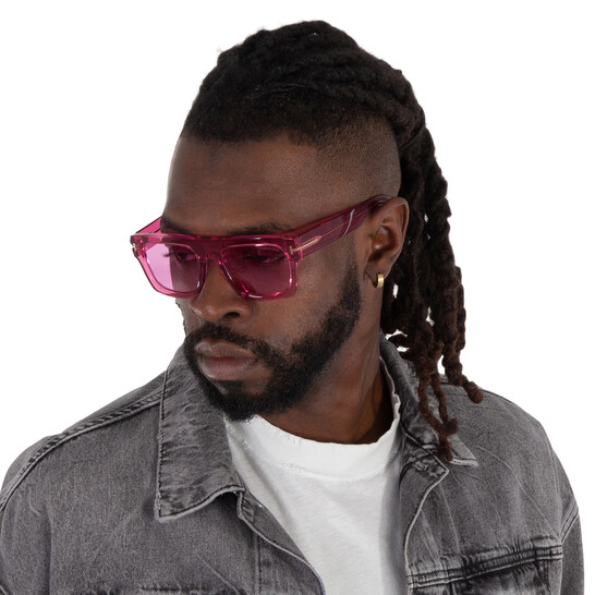 Tom Ford Fausto Pink Browline Men display picture 1