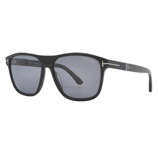 Tom Ford Frances Polarized Smoke Square Men's Sunglasses