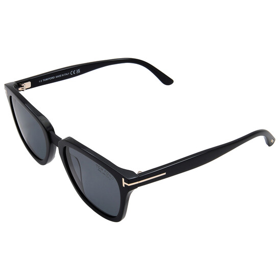 Tom Ford Graydon Polarized Smoke Square Men's Sunglasses