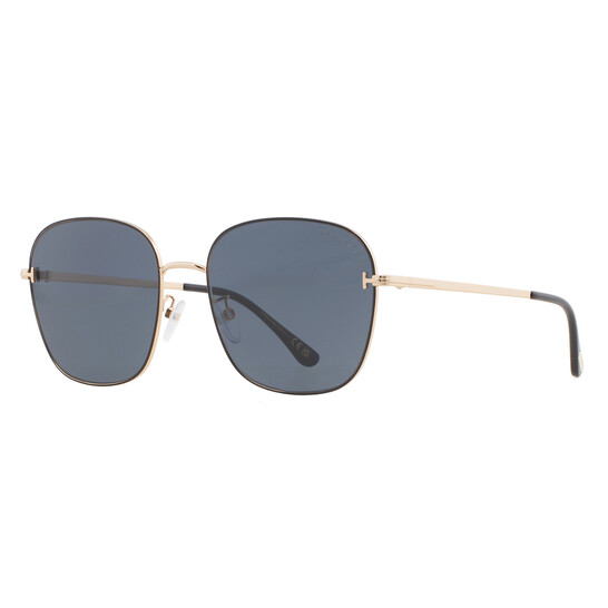 Tom Ford Grey Blue Square Unisex Sunglasses FT0888-K 01A 59