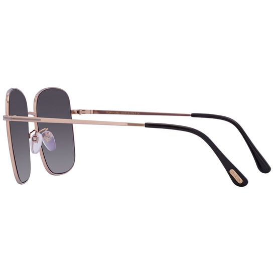 Tom Ford Grey Gradient Square Unisex Sunglasses FT0894-K 05B