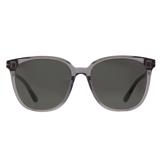 Tom Ford Grey Oval Unisex Sunglasses FT0972-K 20A 56 889214333940