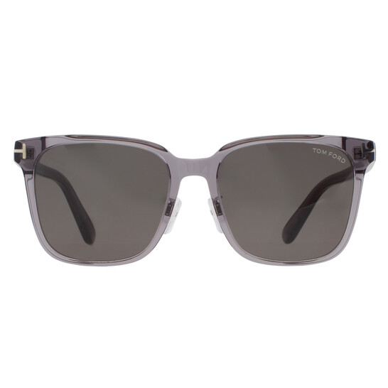 NEW TOM FORD SUNGLASSES, TOM FORD UNISEX GRAY TF0971-K 20B, FT0971-K/S 20B Tom Ford Grey Square Unisex Sunglasses FT0971-K 20B 54  main image 2