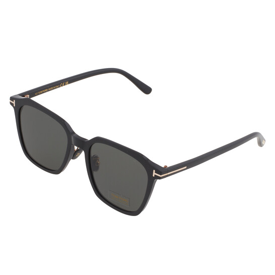 Tom Ford Grey Square Unisex Sunglasses FT0971-K 01A 54
