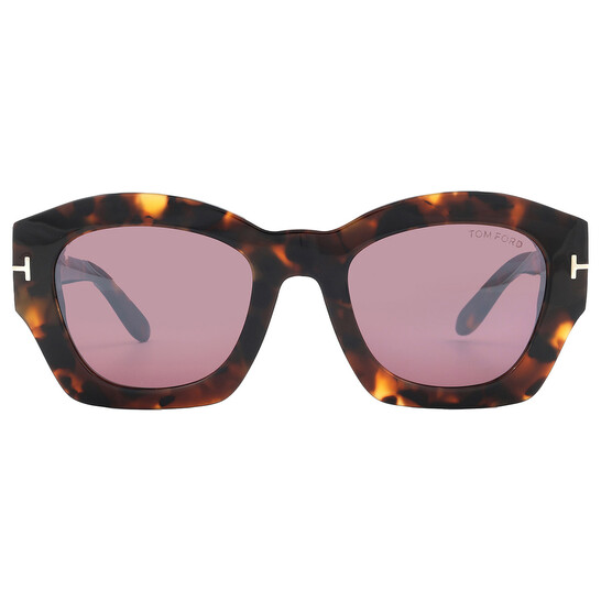 Tom Ford Guilliana Bordeuax Mirror Cat Eye Ladies Sunglasses  display picture 1