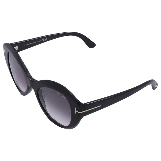 Tom Ford Guinevere FT1084 01B Cat Eye Sunglasses - Black/Smoke Tom Ford Guinevere FT1084 01B Cat Eye Sunglasses - Black/Smoke main image 2