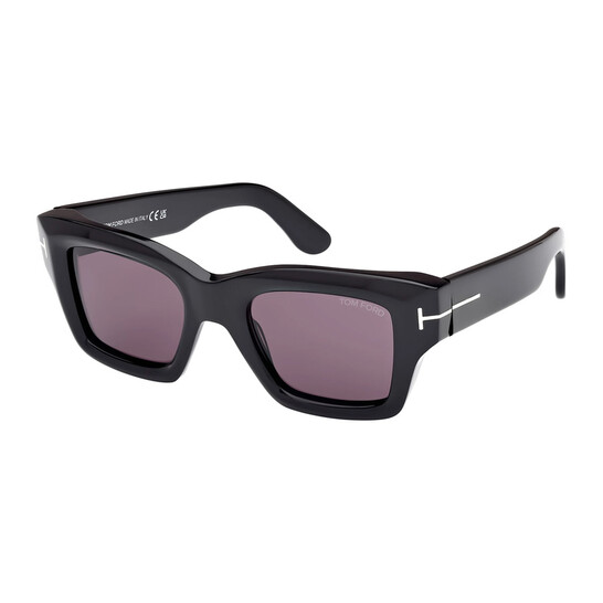 TOMFORD イリアス スクエア フレム サンクラス FT1154 01E Tom Ford™ FT1154 Ilias Square Sunglasses | EyeOns.com