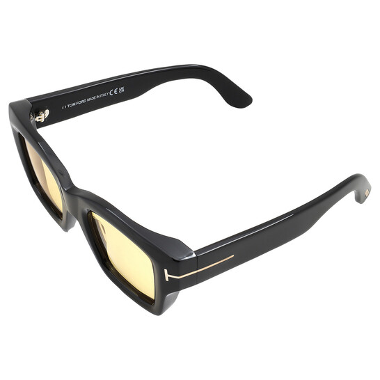 Tom Ford Ilias Yellow Photochromatic Square Men's Sunglasses