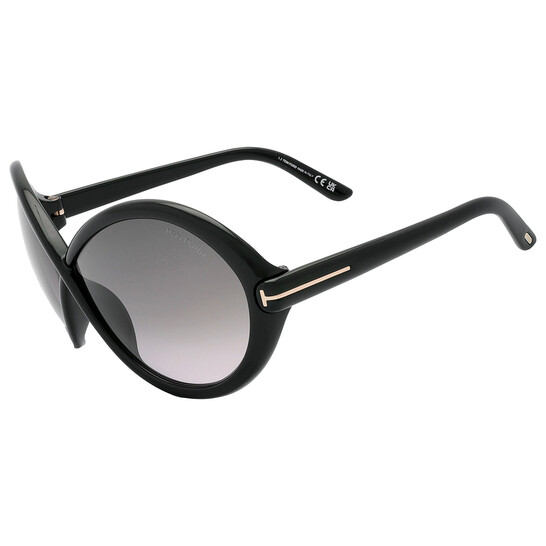 NEW TOM FORD TF1070 01B SUNGLASSES BLACK WOMEN EYEWEAR TOM FORD FT1070 01B TOM FORD FT1070/01B JADA - Sunglasses main image 3