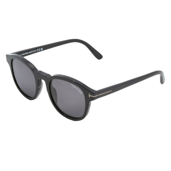 ⭐️ほぼ未使用⭐️TOM FORD Jameson TF752-N 01A Tom Ford Jameson Smoke Oval Men's Sunglasses FT0752-N 01A 50
