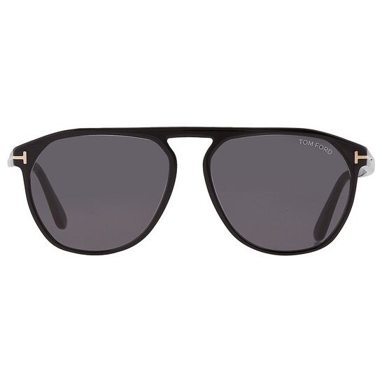 Tom Ford Jasper Smoke Pilot Men's Sunglasses FT0835 01A 58