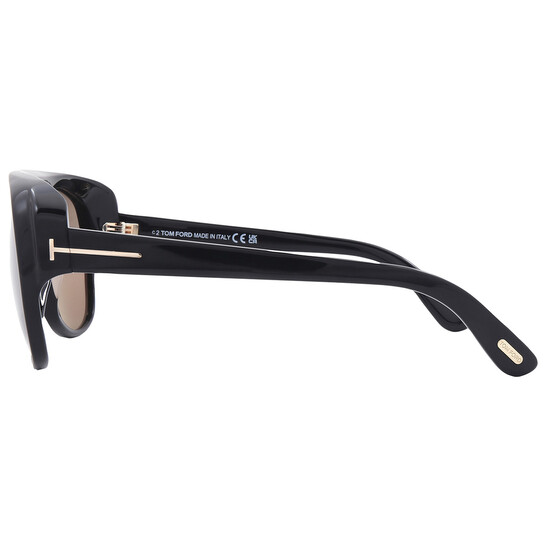 tom出品 Tom Ford Jayden Roviex Grey Brown Mirror Pilot Men's Sunglasses