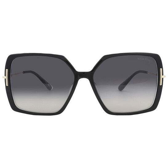 サングラス Tom Ford Sunglasses TF898K 45E Women's Clear Luxuries Tom Ford Joanna Smoke Gradient Butterfly Ladies Sunglasses