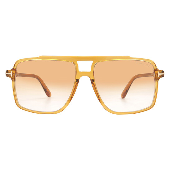 Tom Ford Kemp Brown Gradient Navigator Men's Sunglasses FT1177 39F