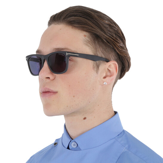 TOMFORD スリムカットトラウサ PAD122DEX224 LB999 Amazon.com: Tom Ford Kevyn Polarized Smoke Square Men's