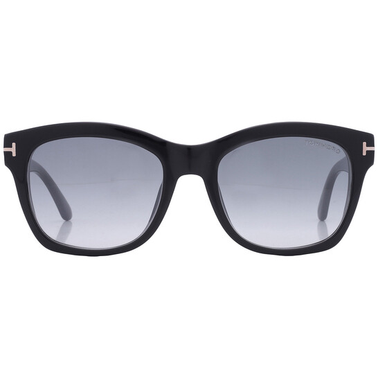 Tom Ford Lauren Smoke Mirror Square Ladies Sunglasses FT0614  display picture 1