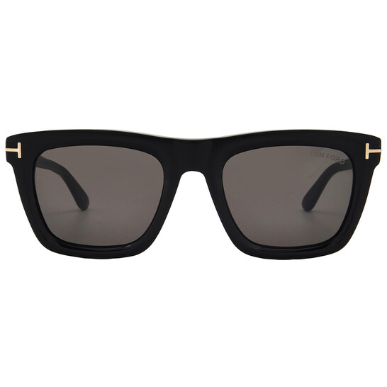 Tom Ford Lelio Smoke Square Men's Sunglasses FT1207 01A 52