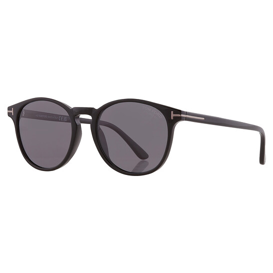 TOM FORD Lewis サングラス ブラック Tom Ford Lewis Polarized Smoke Oval Sunglasses FT1097-N 01D 53