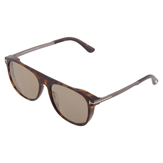 Tom Ford Lionel Roviex Mirror Browline Men's Sunglasses FT1105 52L