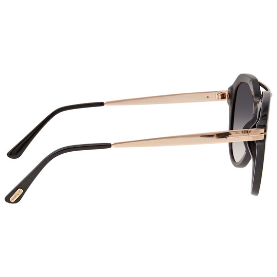 Tom Ford Lisa Smoke Gradient Oval Ladies Sunglasses FT0576  display picture 3