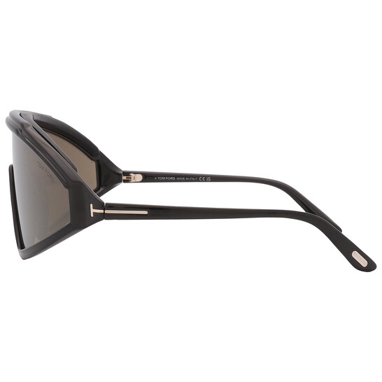 TOM FORD ハイネックニット ブラウン POLARIZED ICON RECTANGULAR SUNGLASSES | Tom Ford Fashion