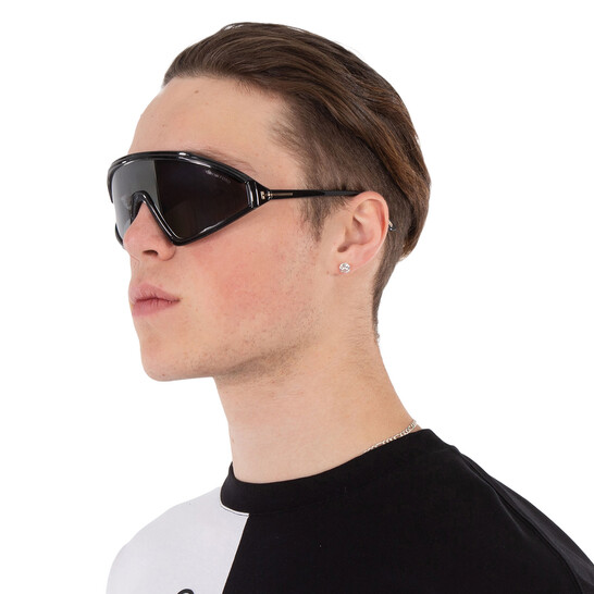 Tom Ford Lorna Smoke Mirror Shield Men's Sunglasses FT1121