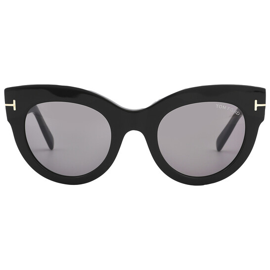 Tom Ford Lucilla Smoke Mirror Cat Eye Ladies Sunglasses  display picture 2