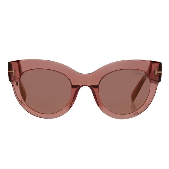 Tom Ford Lucilla Violet Cat Eye Ladies Sunglasses FT1063 72Z 51