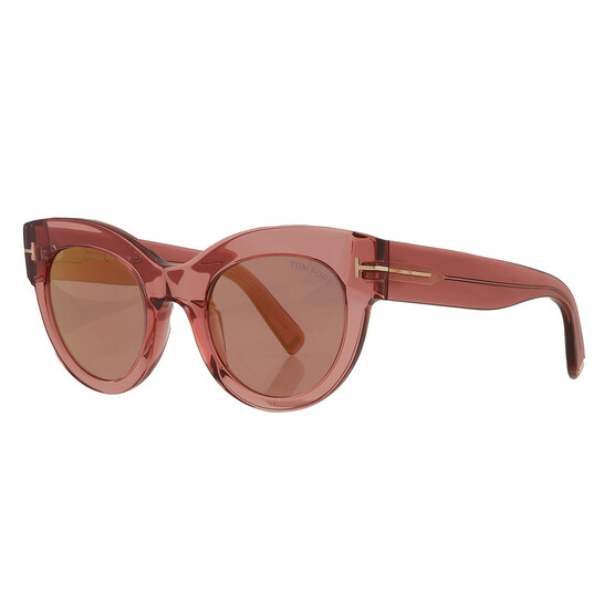 Tom Ford Sunglasses TF1063-72Z-51 New with tags Tom Ford TF1063 72Z Lucilla Pink Cat Eye Sunglass Plastic  main image 4