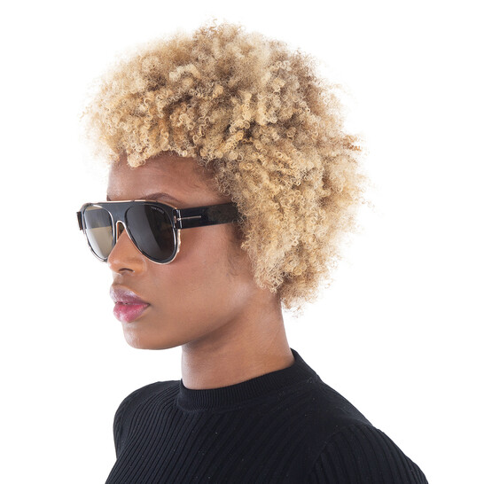 Tom Ford Lyle Brown Pilot Unisex Sunglasses FT1074 51J 58