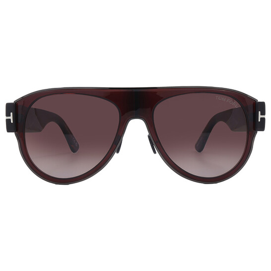 Tom Ford Lyle Red Pilot Unisex Sunglasses FT1074 48T 58