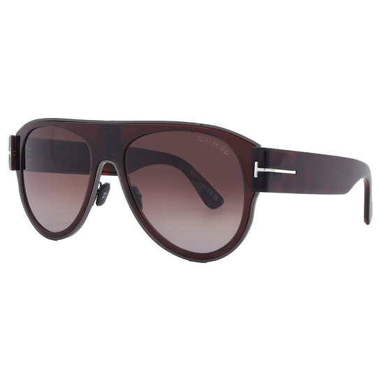 Tom Ford Lyle Red Pilot Unisex Sunglasses FT1074 48T 58