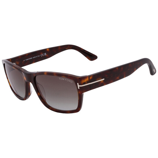 Tom Ford Mason Smoke Gradient Rectangular Men's Sunglasses FT0445